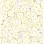 A-Street Prints Emery Light Yellow Floral Wallpaper - SKU 2903-25834