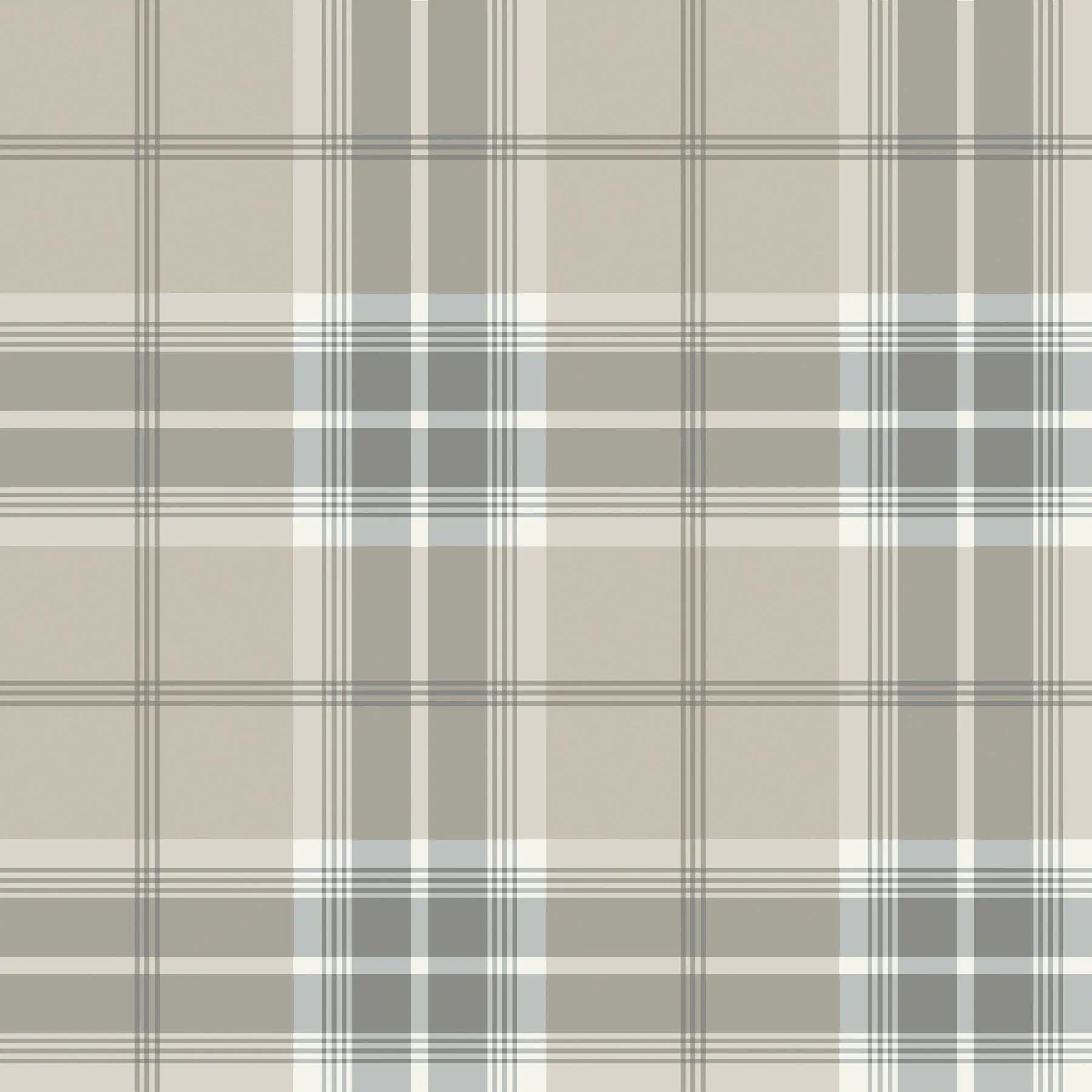 4201-20130 | Emma Grey Plaid Wallpaper