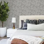 A-Street Prints Encircle Black Geometric Wallpaper - SKU 4146-27203