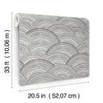 A-Street Prints Encircle Black Geometric Wallpaper - SKU 4146-27203