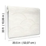 A-Street Prints Encircle Dove Geometric Wallpaper - SKU 4146-27201