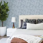A-Street Prints Encircle Indigo Geometric Wallpaper - SKU 4146-27200