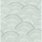 A-Street Prints Encircle Sea Green Geometric Wallpaper - SKU 4146-27202