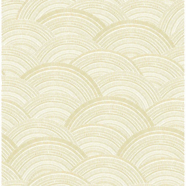 4146-27204 | Encircle Yellow Geometric Wallpaper