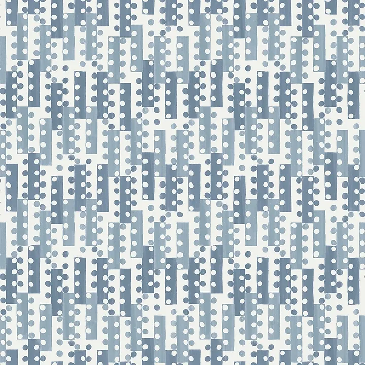 A-Street Prints Erik Blue Building Blocks Wallpaper - SKU 4066-26508