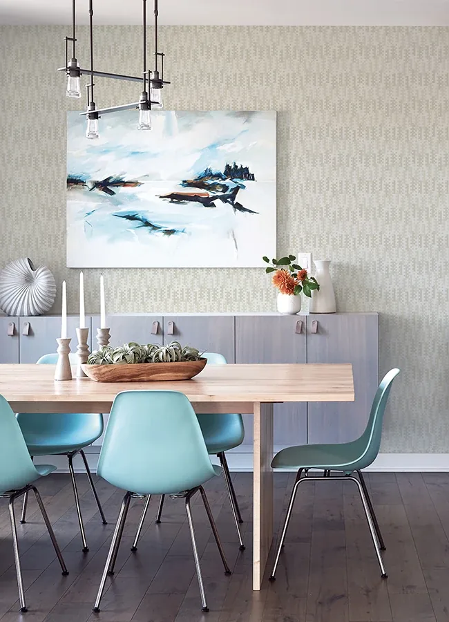 A-Street Prints Erik Light Grey Building Blocks Wallpaper - SKU 4066-26509