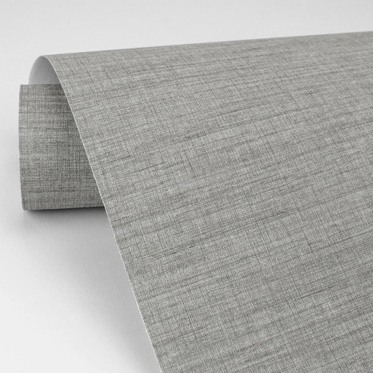 A-Street Prints Essence Grey Linen Texture Wallpaper - SKU 2829-82051