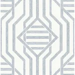A-Street Prints Essex Dark Blue Geometric Wallpaper - SKU 4147-27403