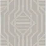 A-Street Prints Essex Light Grey Geometric Wallpaper - SKU 4147-27405