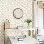 A-Street Prints Ethereal Bronze Trellis Wallpaper - SKU 2793-24724