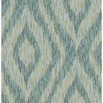 A-Street Prints Ethereal Green Ogee Wallpaper - SKU 2763-24219