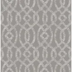 A-Street Prints Ethereal Grey Trellis Wallpaper - SKU 2793-24725