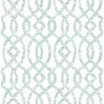 A-Street Prints Ethereal Sea Green Trellis Wallpaper - SKU 2793-24726
