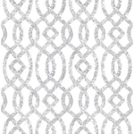 A-Street Prints Ethereal Silver Trellis Wallpaper - SKU 2793-24722
