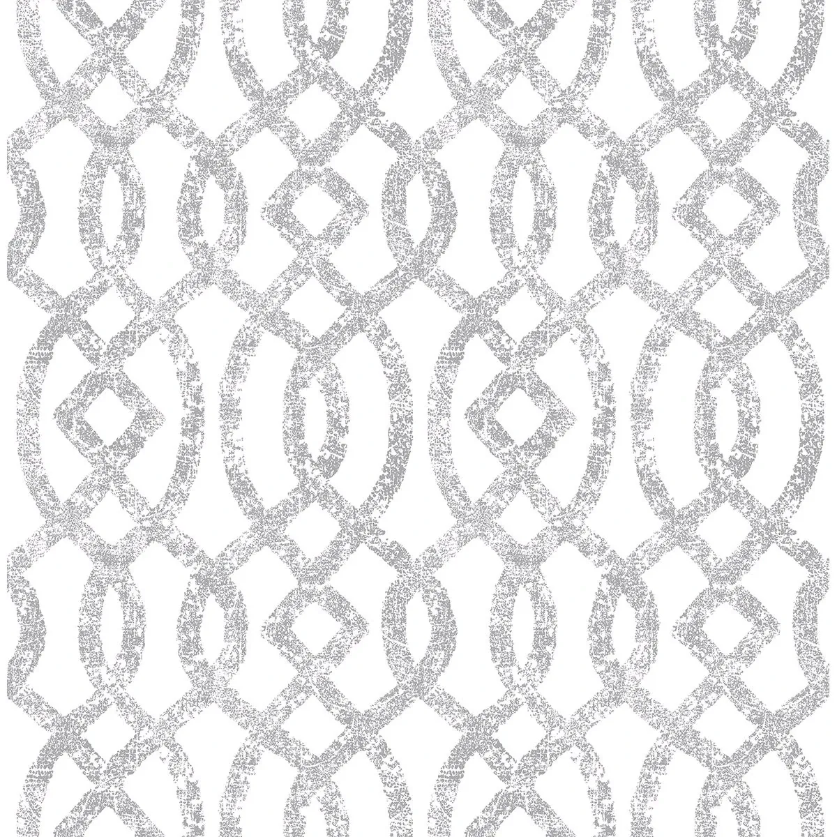 2793-24722 | Ethereal Silver Trellis Wallpaper