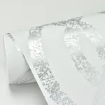 A-Street Prints Ethereal Silver Trellis Wallpaper - SKU 2793-24722