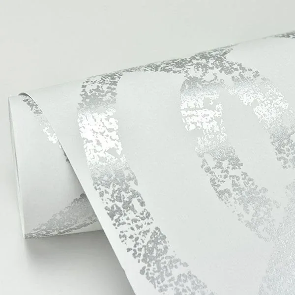 A-Street Prints Ethereal Silver Trellis Wallpaper - SKU 2793-24722