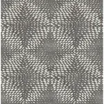 A-Street Prints Ethos Pewter Abstract Wallpaper - SKU 2793-24730