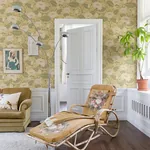 A-Street Prints Eva Light Yellow Lotus Dreams Wallpaper - SKU 4080-83123