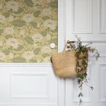 A-Street Prints Eva Light Yellow Lotus Dreams Wallpaper - SKU 4080-83123