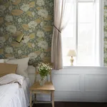 A-Street Prints Eva Yellow Lotus Dreams Wallpaper - SKU 4080-83120