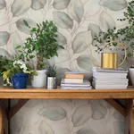 A-Street Prints Evanthe Aqua Vine Wallpaper - SKU 4202-659863