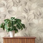 A-Street Prints Evanthe Grey Vine Wallpaper - SKU 4202-659856