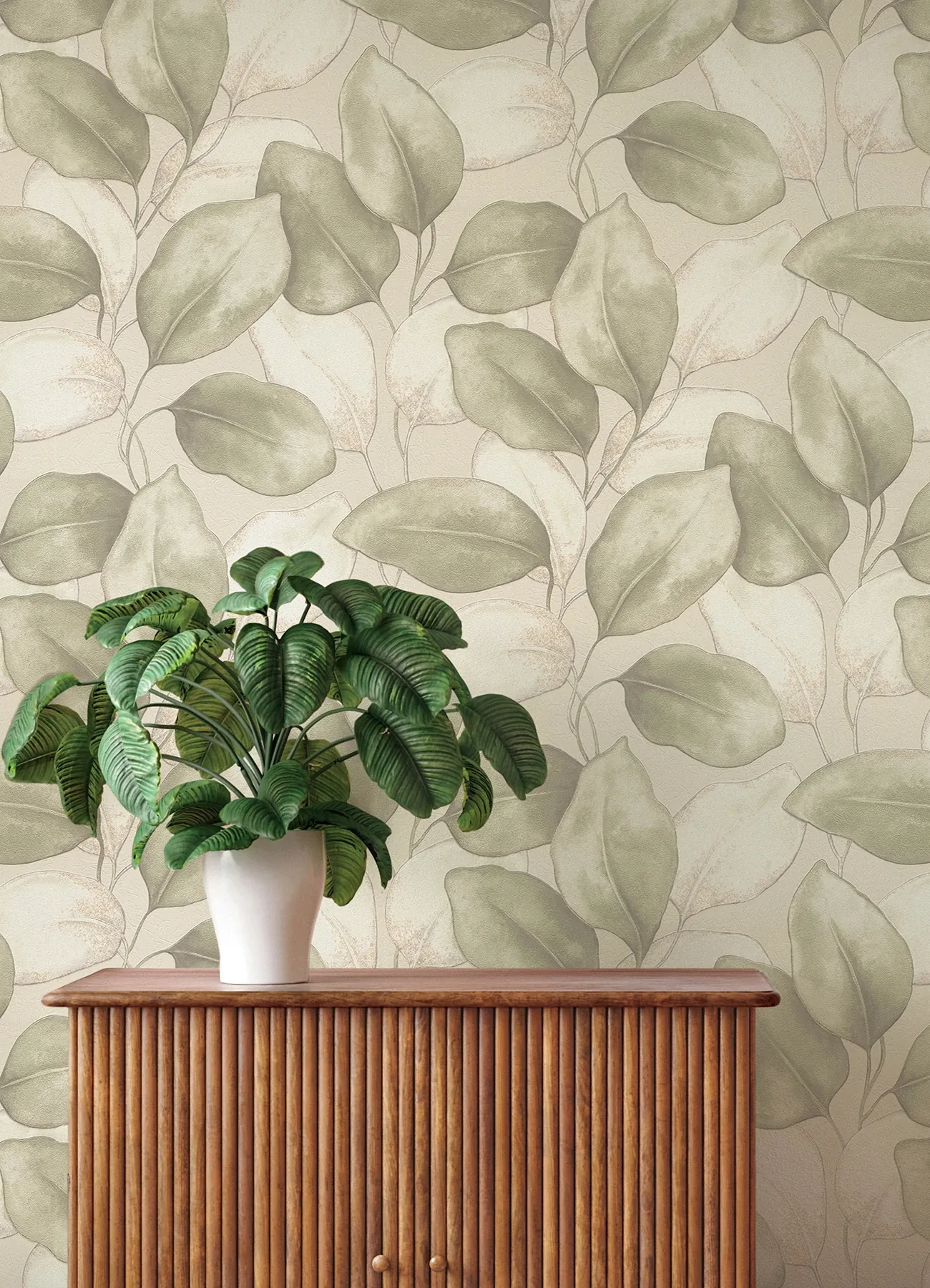A-Street Prints Evanthe Sage Vine Wallpaper - SKU 4202-659870