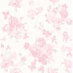 A-Street Prints Everblooming Rosettes Pink Jam Cabbage Rose Bouquets Wallpaper - SKU AST4101