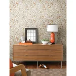 A-Street Prints Ewald Grey Garden Vines Wallpaper - SKU 2932-65124