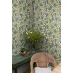 A-Street Prints Ewald Turquoise Garden Vines Wallpaper - SKU 2932-65123