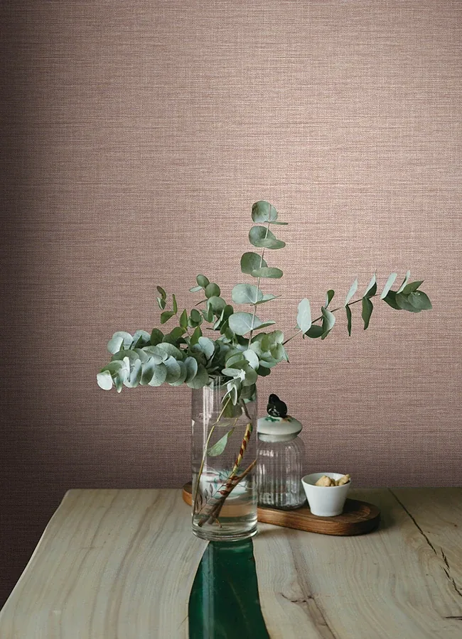 A-Street Prints Exhale Blush Texture Wallpaper - SKU 4143-26464