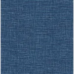 A-Street Prints Exhale Dark Blue Faux Grasscloth Wallpaper - SKU 2903-24120