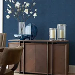 A-Street Prints Exhale Dark Blue Texture Wallpaper - SKU 4046-24120