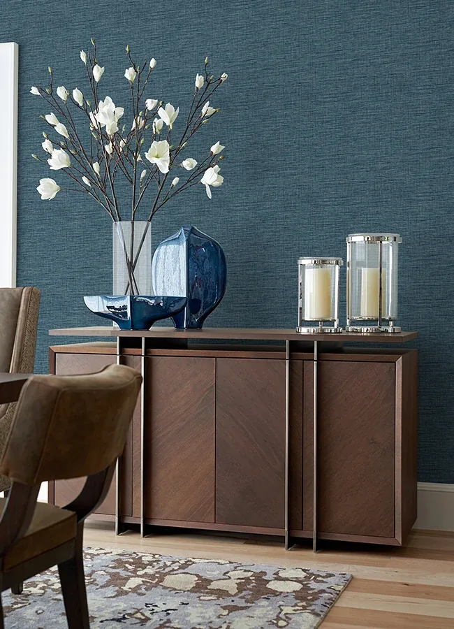 A-Street Prints Exhale Denim Texture Wallpaper - SKU 4046-26460