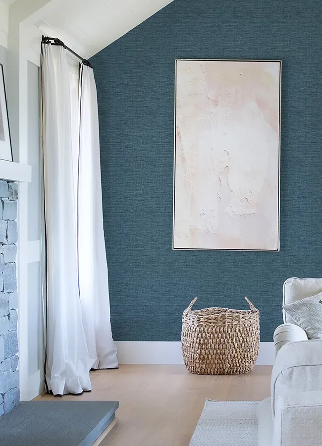 A-Street Prints Exhale Denim Texture Wallpaper - SKU 4046-26460