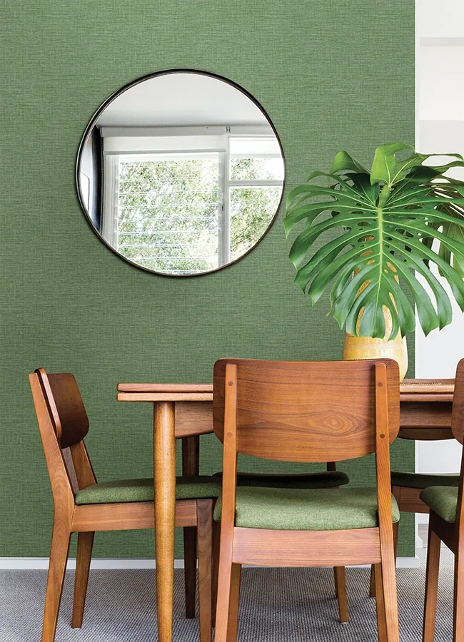 A-Street Prints Exhale Green Texture Wallpaper - SKU 4046-26458