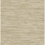 A-Street Prints Exhale Light Brown Woven Faux Grasscloth Wallpaper - SKU 4146-27259
