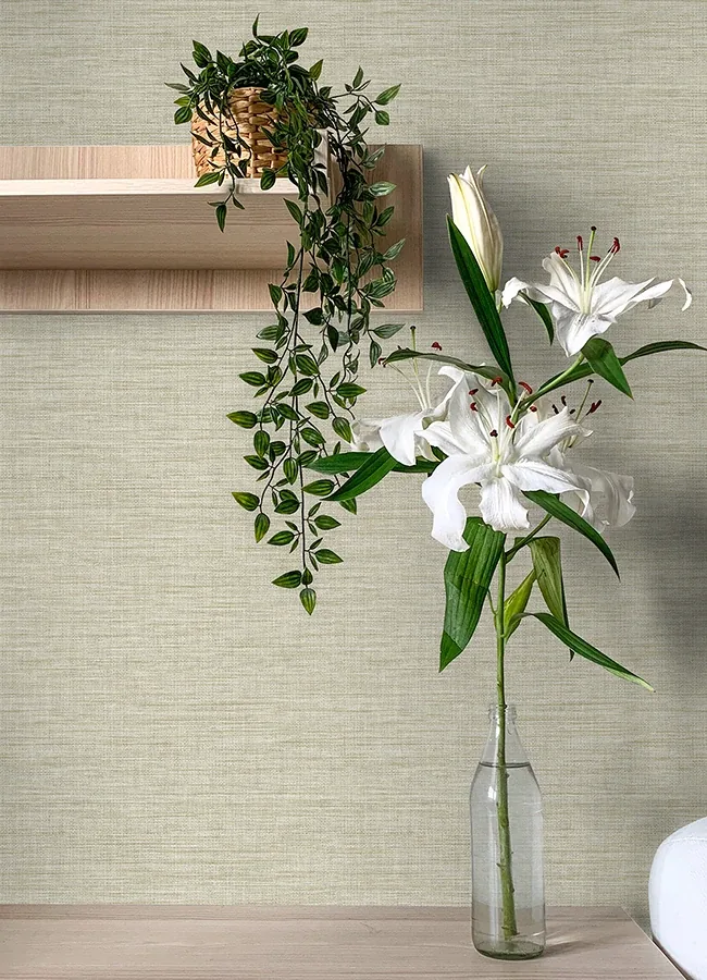A-Street Prints Exhale Light Yellow Texture Wallpaper - SKU 4046-26463