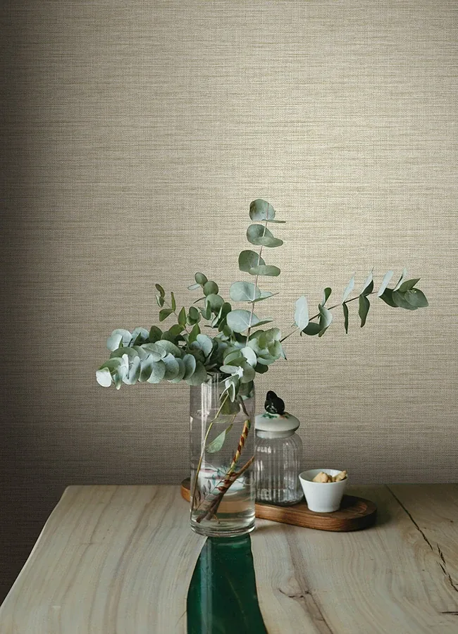A-Street Prints Exhale Light Yellow Texture Wallpaper - SKU 4143-26463