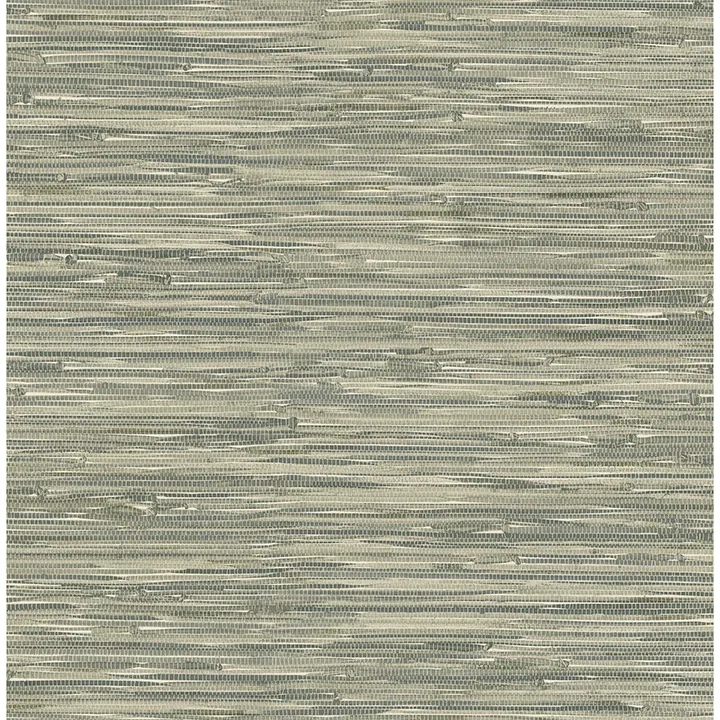 A-Street Prints Exhale Moss Woven Faux Grasscloth Wallpaper - SKU 4146-27261