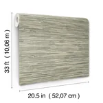 A-Street Prints Exhale Moss Woven Faux Grasscloth Wallpaper - SKU 4146-27261