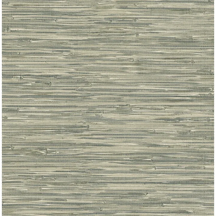 4147-27261 | Exhale Moss Woven Faux Grasscloth Wallpaper