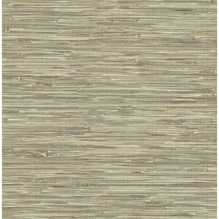 A-Street Prints Exhale Olive Woven Faux Grasscloth Wallpaper - SKU 4146-27262