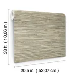 A-Street Prints Exhale Olive Woven Faux Grasscloth Wallpaper - SKU 4146-27262