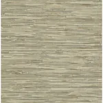 A-Street Prints Exhale Olive Woven Faux Grasscloth Wallpaper - SKU 4147-27262
