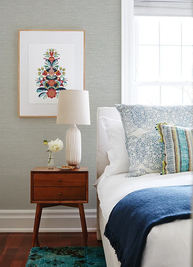 A-Street Prints Exhale Seafoam Texture Wallpaper - SKU 4046-26461
