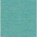 A-Street Prints Exhale Turquoise Woven Texture Wallpaper - SKU 2969-24118
