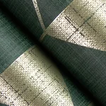 A-Street Prints Fairbank Evergreen Linen Geometric Wallpaper - SKU 4034-26774