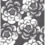 A-Street Prints Fanciful Black Floral Wallpaper - SKU 2763-24206